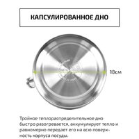Чайник со свистком TimA WTK232BD