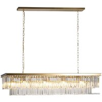 Подвесная люстра LOFT IT Prism Clear 10019/1200R Gold