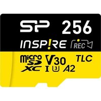 Карта памяти Silicon-Power Inspire microSDXC SP256GBSTXLA2V1NSP 256GB (с адаптером)