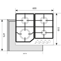 Варочная панель Akpo PGA 604 LXE-2