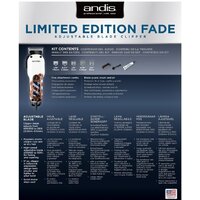Машинка для стрижки волос Andis Fade Limited Edition Barber Pole Adjustable Blade Clipper US-1