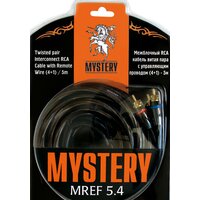Кабель Mystery MREF 5.4 RCA - RCA (5 м, черный)
