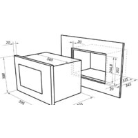 Микроволновая печь MAUNFELD MBMO.20.1PGW