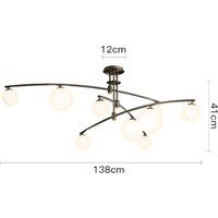 Подвесная люстра DeLight Collection 8119P/9 (black)