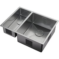 Кухонная мойка ZorG Zerox 58-2 U / IF-L Steel