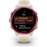 Умные часы Garmin Forerunner 570 42 мм (бежевый/розовый)