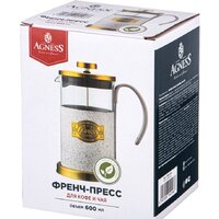 Френч-пресс Agness Тюдор 894-106