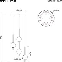 Подвесная люстра ST Luce SL6120.403.04