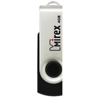 USB Flash Mirex Color Blade Swivel Rubber 2.0 4GB 13600-FMURUS04
