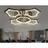Припотолочная люстра Ambrella light Acrylica FA576/4+1 DCH (черный хром)