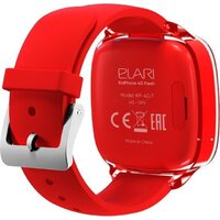 Детские умные часы Elari KidPhone Fresh 4G (красный)