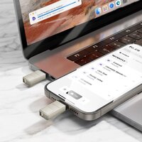 USB Flash Borofone BUD6 128GB (серебристый)