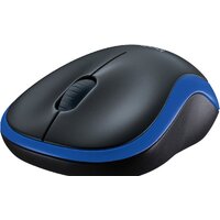 Мышь Logitech M185 (черный/синий)