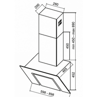 Кухонная вытяжка KUPPERSBERG F 660 W