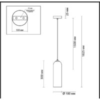 Подвесная люстра Odeon Light Vosti 4641/1