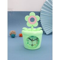 Настольные часы ILikeGift Flower in a pot 100P-106-01 (зеленый)