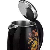 Электрический чайник BQ KT1702P (черный/цветы)