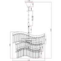 Подвесная люстра Moderli Wave V10768-8P