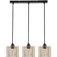Подвесная люстра Escada Grid 10190/3S E27*40W Gold