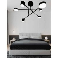 Люстра средней высоты Mirastyle Диод XL-21015/3+3 BK
