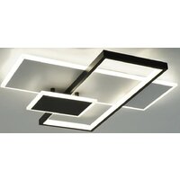 Припотолочная люстра Estares Lamparas 90W 3L-APP-500x500x70-WHITE/BLACK/WHITE-220-IP20