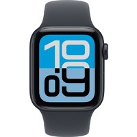 Умные часы Apple Watch SE 3 40 мм (алюминиевый корпус, полуночный/полуночный, спортивный силиконовый ремешок S/M)