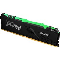 Оперативная память Kingston FURY Beast RGB 16ГБ DDR4 3200 МГц KF432C16BB12A/16