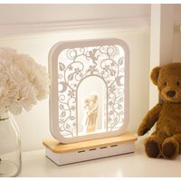 Настольная лампа Home Light Астерия F034-1 (белый)