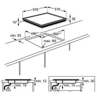 Варочная панель Electrolux EHF16240XK