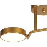 Припотолочная люстра Escada 10273/2 LED (Champagne Gold)