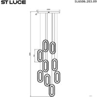 Подвесная люстра ST Luce SL6506.203.09