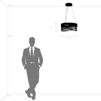 Припотолочная люстра Lightstar Helio 703143