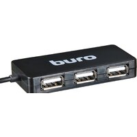 USB-хабы и док-станции Buro BU-HUB4-U2.0-Slim