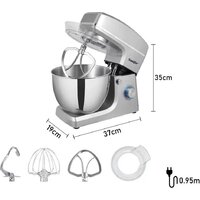 Планетарный миксер Sonifer SF-8066 (серебристый)