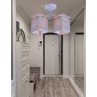 Люстра средней высоты Mirastyle MH-10096/2 WH+GR