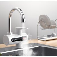 Проточный электрический водонагреватель-кран Saniteco WM-001-C2 (белый)