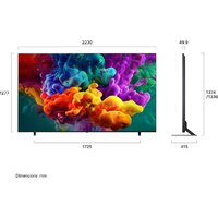 MiniLED телевизор LG QNED evo AI QNED85 100QNED85B6