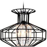 Подвесная люстра Ambrella light TR5850 BK/CL (черный/прозрачный)