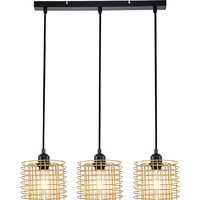 Подвесная люстра Escada Grid 10190/3S E27*40W Gold