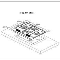 Варочная панель Weissgauff HGG 741 BFSH