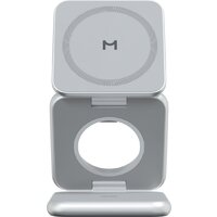 Беспроводное зарядное Magssory Fold Pro 3 в 1 WCH063 (серебристый)