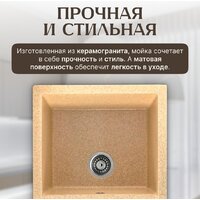 Кухонная мойка Saniteco Fortis (песок)