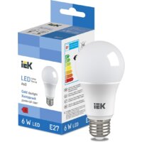 Светодиодная лампочка IEK LED Bulb A60 510lm 6500K E27