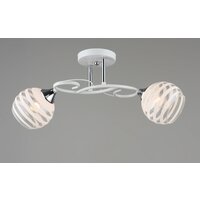 Припотолочная люстра Aitin Pro НПБ 02-2x60-101 C1722/2 (белый/хром)