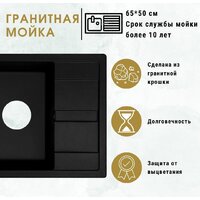 Кухонная мойка ZorG Apollo 65 (серый жемчуг)