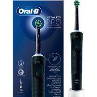 Электрическая зубная щетка Oral-B Vitality Pro D103.413.3 Cross Action Protect X Clean Black 4210201427100 (черный)
