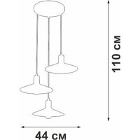 Подвесная люстра Vitaluce V3094-1/3S