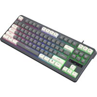 Клавиатура Оклик 711G (серый/белый)