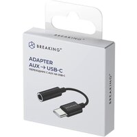 Адаптер Breaking 24560 USB Type-C - 3.5 Jack (черный)