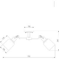 Припотолочная люстра Евросвет Astor 70111/8 (черный)